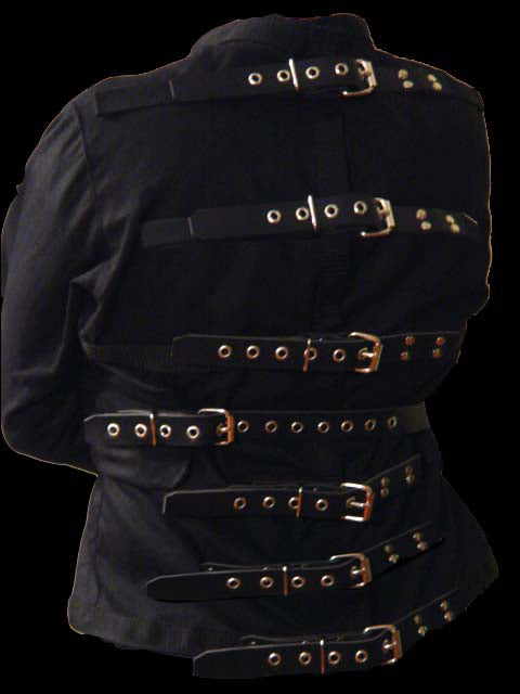 Leather straps straitjacket Straight Jacket