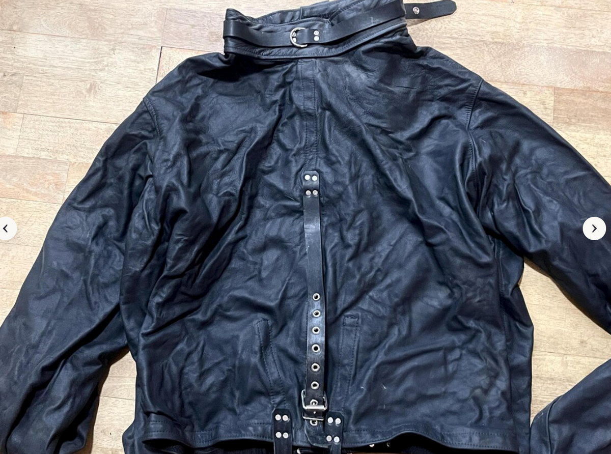 2XL- All leather straitjacket