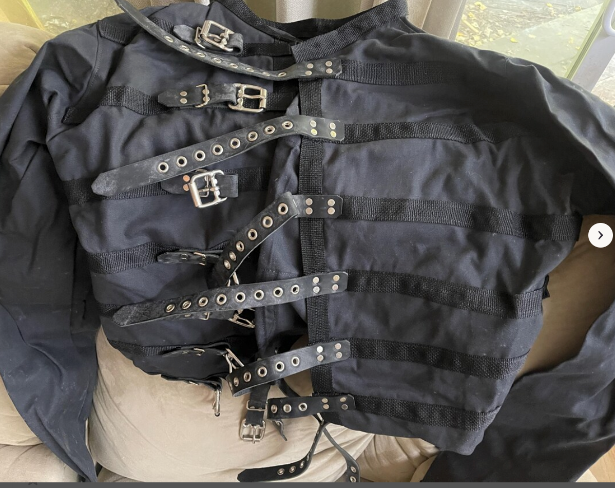 LARGE - Halloween straitjacket -Stained