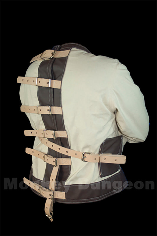 Houdini Style Canvas & Leather Straitjacket (Performer Favorite)